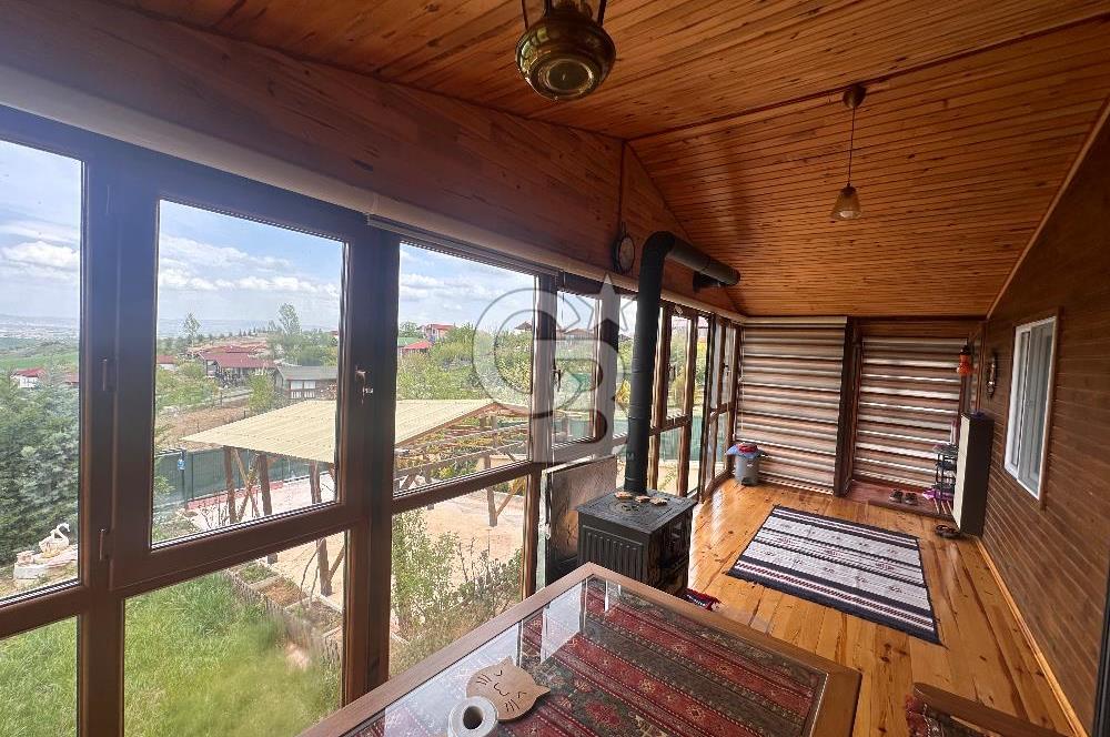 Pursaklar Abadan'da Eşyalı Satılık 500 m2 Hobi Bahçesi ve Evi