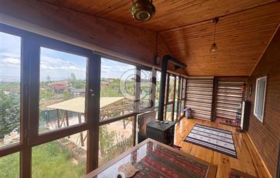 Pursaklar Abadan'da Eşyalı Satılık 500 m2 Hobi Bahçesi ve Evi