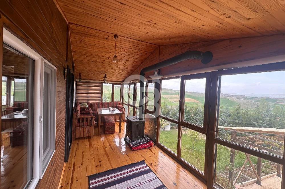 Pursaklar Abadan'da Eşyalı Satılık 500 m2 Hobi Bahçesi ve Evi