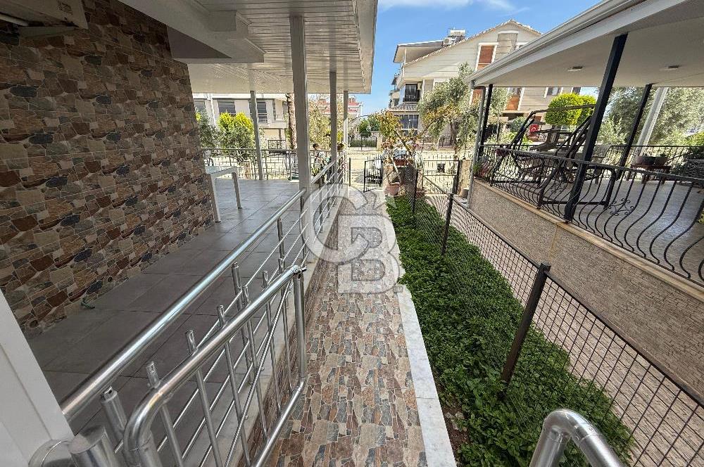 CENNET KOY'A 500 M ALTINKUMDA BAKIMLI, EŞYALI, DENİZ MANZARALI