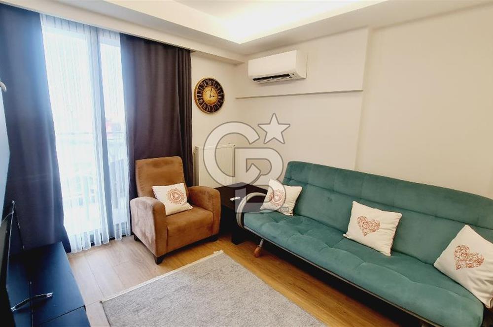 Manisa Meydan Sitesi Havuz Cephe Eşyalı Kiralık 1+1 Daire
