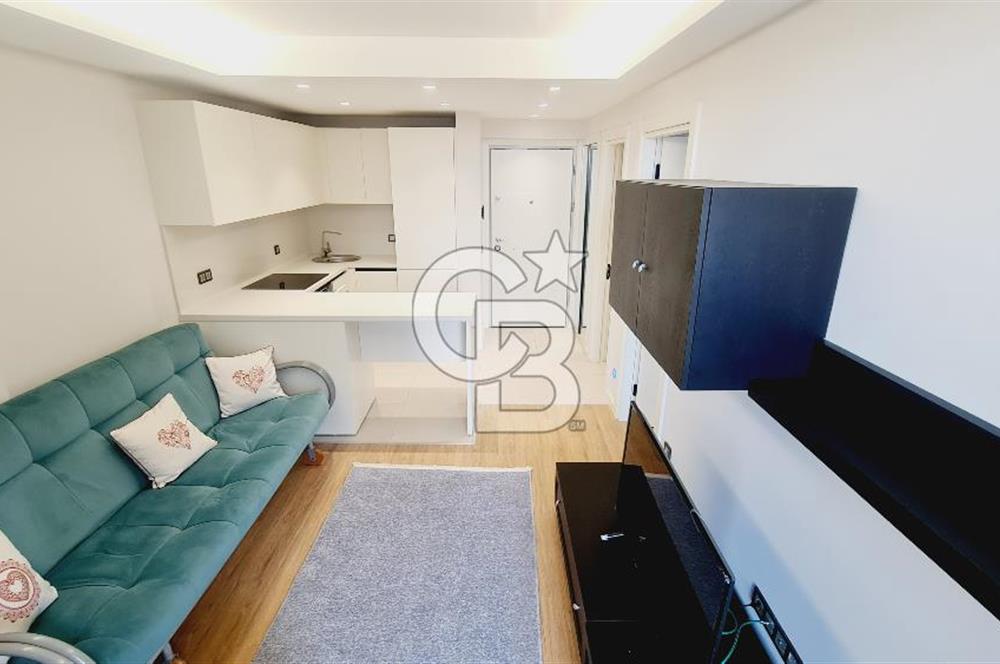 Manisa Meydan Sitesi Havuz Cephe Eşyalı Kiralık 1+1 Daire
