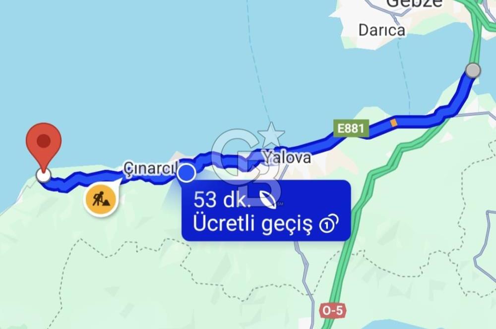 YALOVA ÇINARCIK ESENKÖYDE DENİZ MANZARALI KONUT İMARLI ARSA..!!