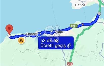 YALOVA ÇINARCIK ESENKÖYDE DENİZ MANZARALI KONUT İMARLI ARSA..!!