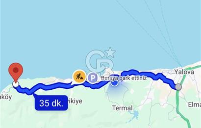 YALOVA ÇINARCIK ESENKÖYDE DENİZ MANZARALI KONUT İMARLI ARSA..!!