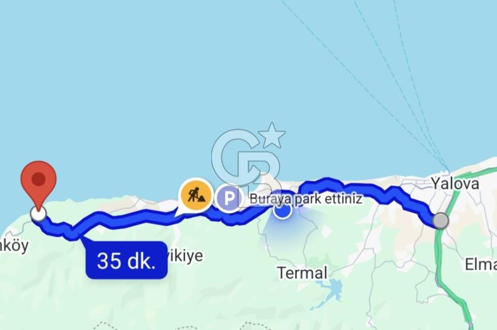 YALOVA ÇINARCIK ESENKÖYDE DENİZ MANZARALI KONUT İMARLI ARSA..!!