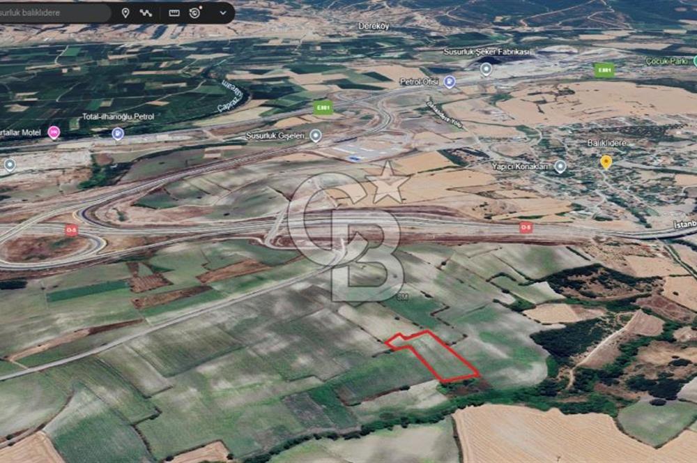 CB CLASS SUSURLUK BALIKLIDERE 8.700 m² OTOYOLA YAKIN TARLA