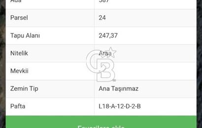 BALÇOVA ÇETİN EMEÇTE SATILIK ARSA