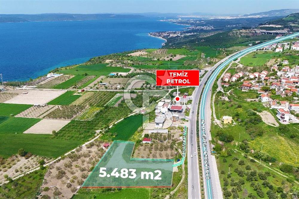 İntepe'de Yola 40m Cepheli, 5.483 m² Satılık Fırsat Tarla!