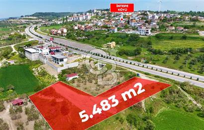 İntepe'de Yola 40m Cepheli, 5.483 m² Satılık Fırsat Tarla!
