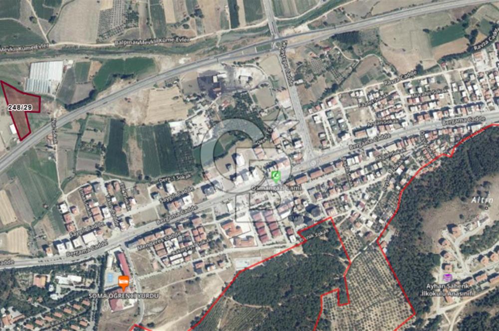 Manisa Soma Anayola Sıfır 13.178 m2 Müstakil Satılık Tarla