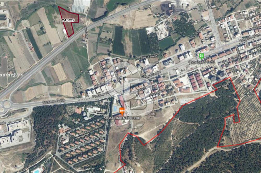 Manisa Soma Anayola Sıfır 13.178 m2 Müstakil Satılık Tarla