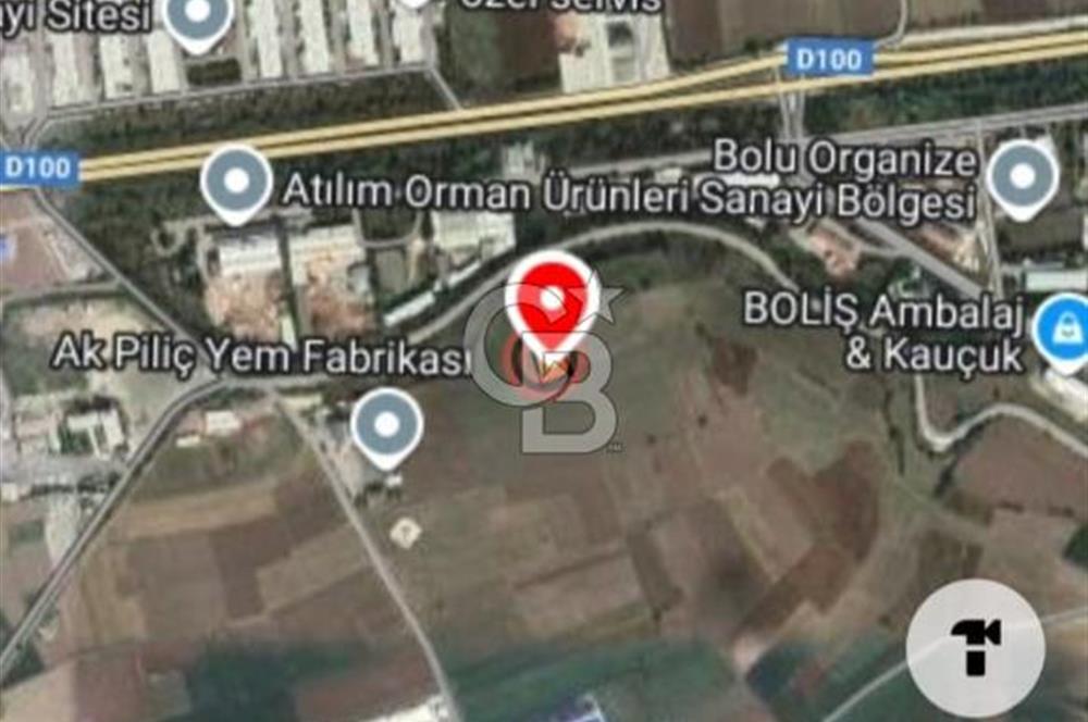 BOLU MERKEZ O.S.B 'DE YATIRIMA UYGUN 3743 M2 YATIRIMLIK TARLA