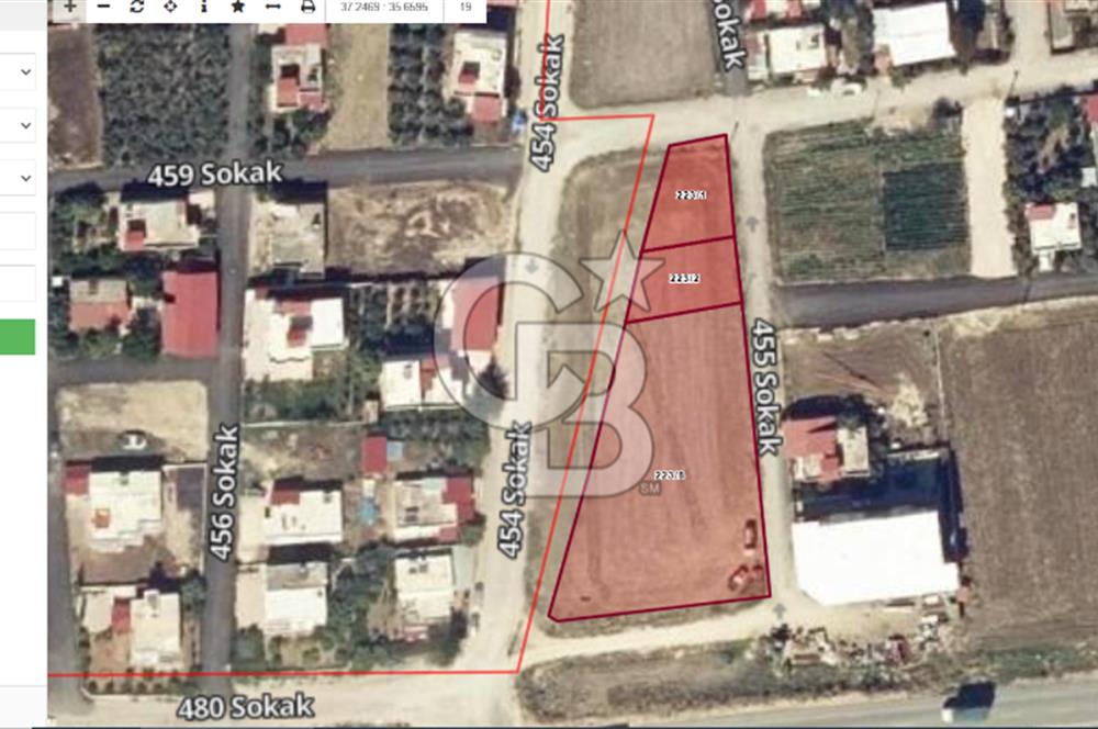 Coldwell Banker den Sanayi İmarlı Arsa ve 3 kata imarlı Arazi