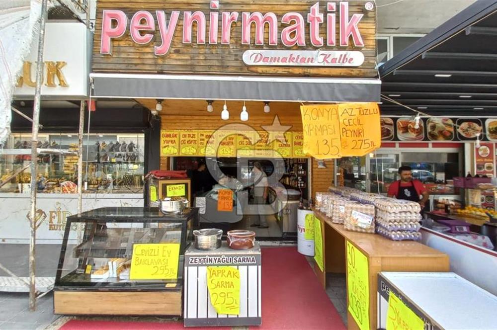 Anadolu caddesi üzerinde tabela değeri çok yüksek devren peynirmatik