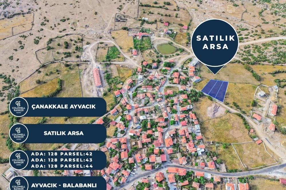 ASSOS BALABANLI KÖYÜNDE %80 İMARLI ARSALAR