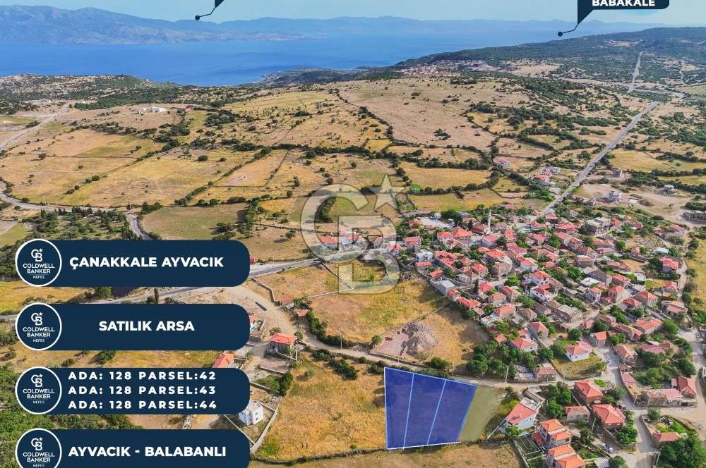 ASSOS BALABANLI KÖYÜNDE %80 İMARLI ARSALAR