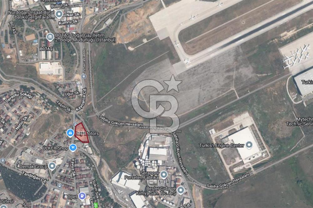 Pendik Kavakpınar Havaalanı yakını Satılık Ticari İmarlı Arsa