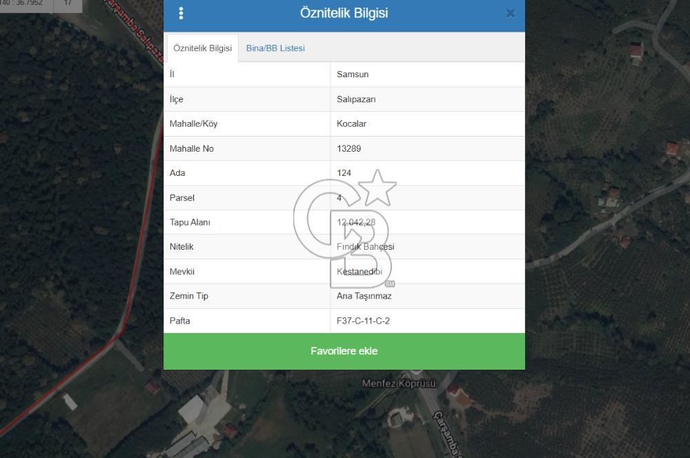 CB PARK'TAN SALIPAZARI KOCALAR'DA ANA YOLA CEPHE FIRSAT ARAZİ