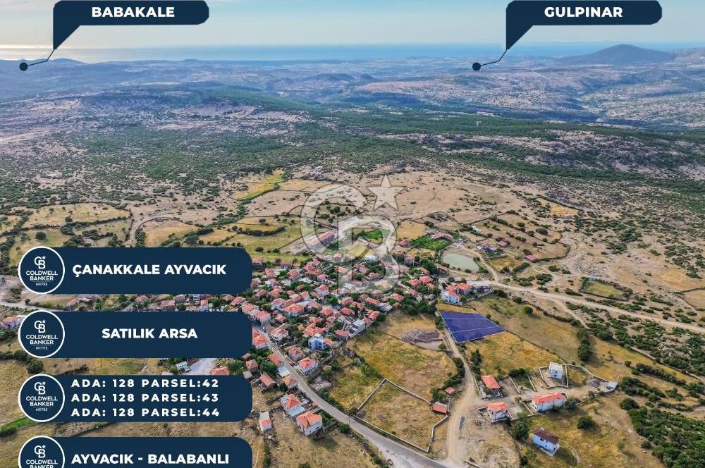 ASSOS BALABANLI KÖYÜNDE %80 İMARLI ARSALAR