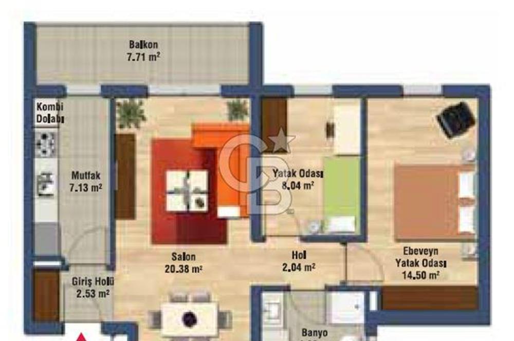 Soyak Siesta 1. Etap 2+1 Kiralık Daire Fulya Tok tan