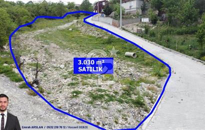 Duraklı Köyü İmar Sınırı İçinde Yol Üzeri Satılık 3.030m² Parsel