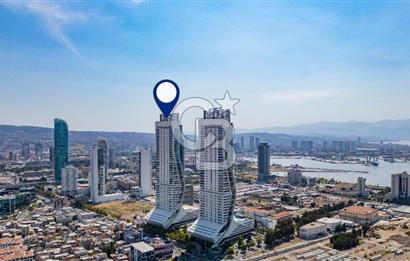 İzmir'in Kalbi Folkart Towers'ta 1+1 95 M2 ATip Satılık Rezidans