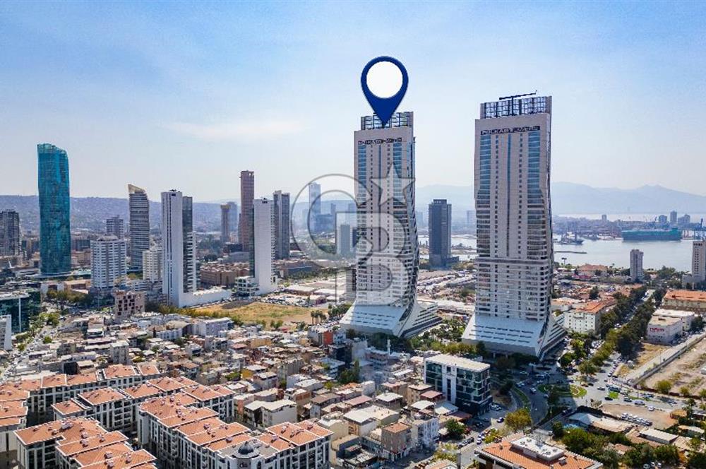 İzmir'in Kalbi Folkart Towers'ta 1+1 95 M2 ATip Satılık Rezidans