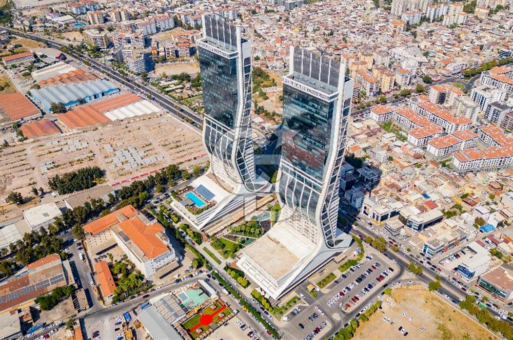 İzmir'in Kalbi Folkart Towers'ta 1+1 95 M2 ATip Satılık Rezidans