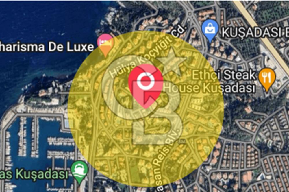 Kuşadası Marina Bölgesi Ful Deniz Manzaralı Konut Arsası