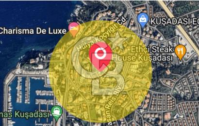 Kuşadası Marina Bölgesi Ful Deniz Manzaralı Konut Arsası