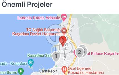 Kuşadası Marina Bölgesi Ful Deniz Manzaralı Konut Arsası
