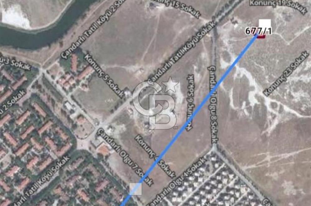 ÇANDARLI TATİL KÖYÜ YAKINI 496M² SATILIK ARSA