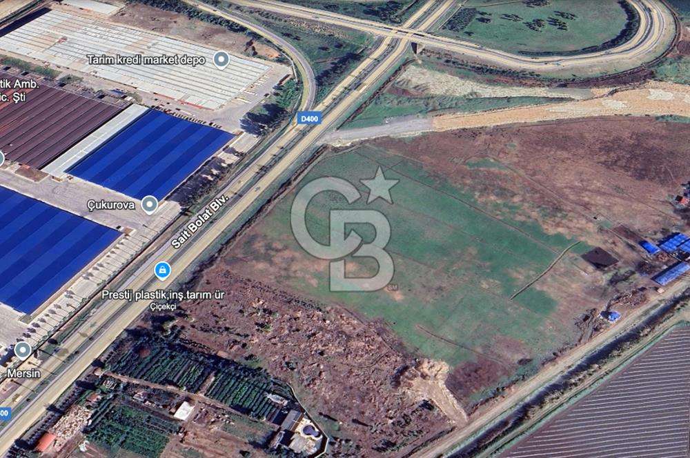 MERSİN TARSUS D-400 OTOBAN GİRİŞİ 4.097 M² SANAYİ İMARLI ARSA