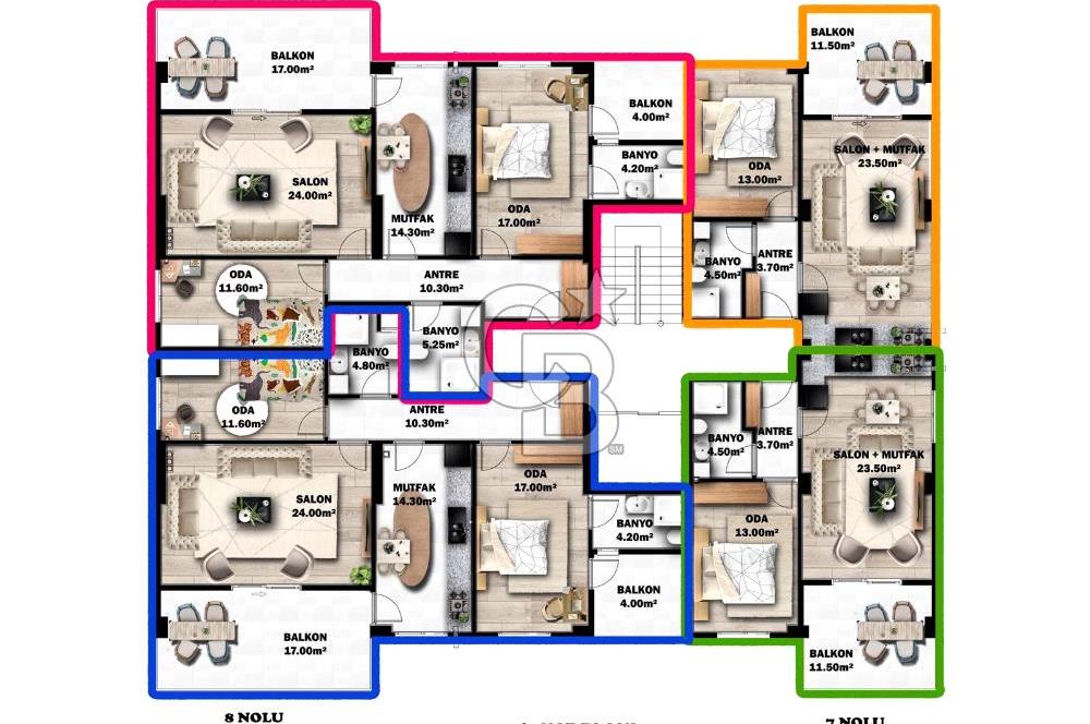 EDREMİT'DE LÜKS PROJEDEN SATILIK 1+1 DAİRE 