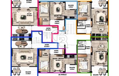 EDREMİT'DE LÜKS PROJEDEN SATILIK 1+1 DAİRE 