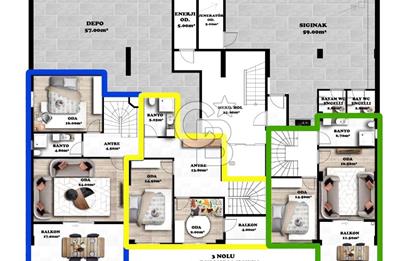 EDREMİT'DE LÜKS PROJEDEN SATILIK 1+1 DAİRE 