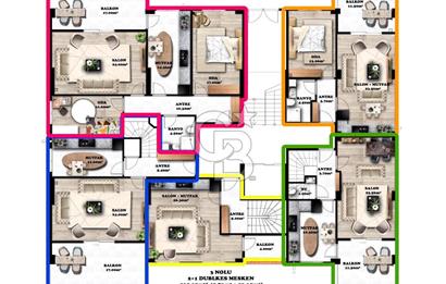 EDREMİT'DE LÜKS PROJEDEN SATILIK 1+1 DAİRE 