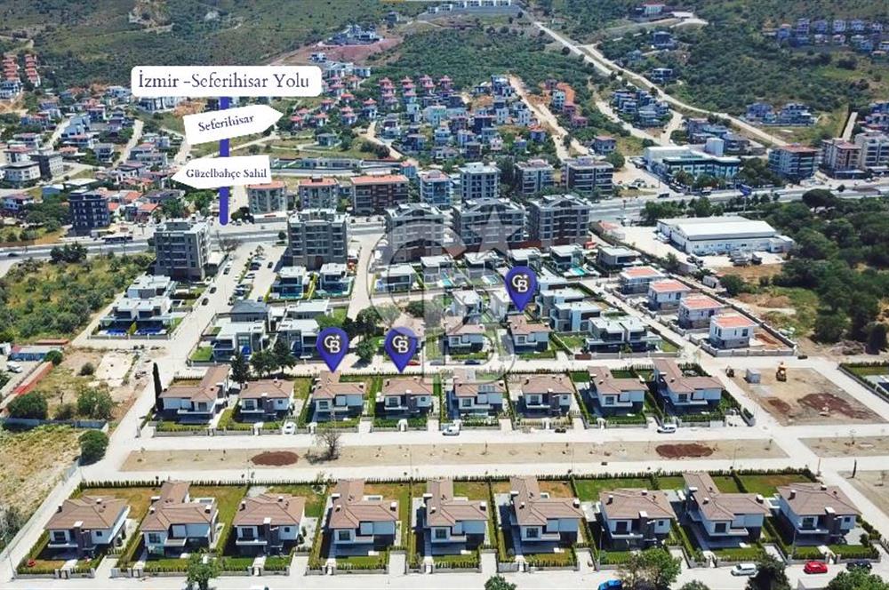Güzelbahçe Yelki Mi'Marin Elal Gardenia 33 Sitesinde Özel Havuzlu Kiralık 5+1 Villa