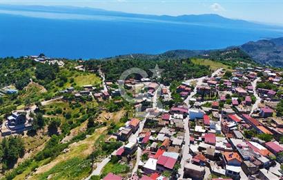 Çanakkale Ayvacık Ahmetçe de İmarlı Deniz Manzaralı Arsa