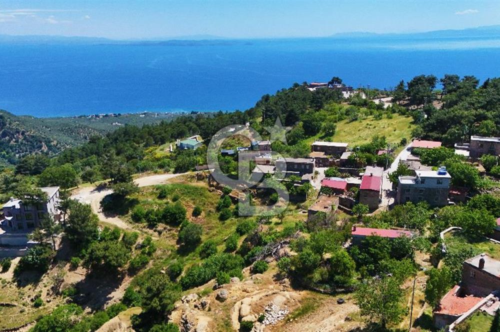 Çanakkale Ayvacık Ahmetçe de İmarlı Deniz Manzaralı Arsa