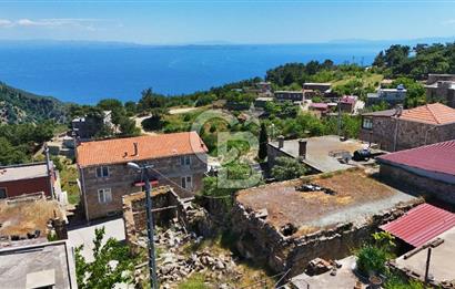 Çanakkale Ayvacık Ahmetçe de İmarlı Deniz Manzaralı Arsa