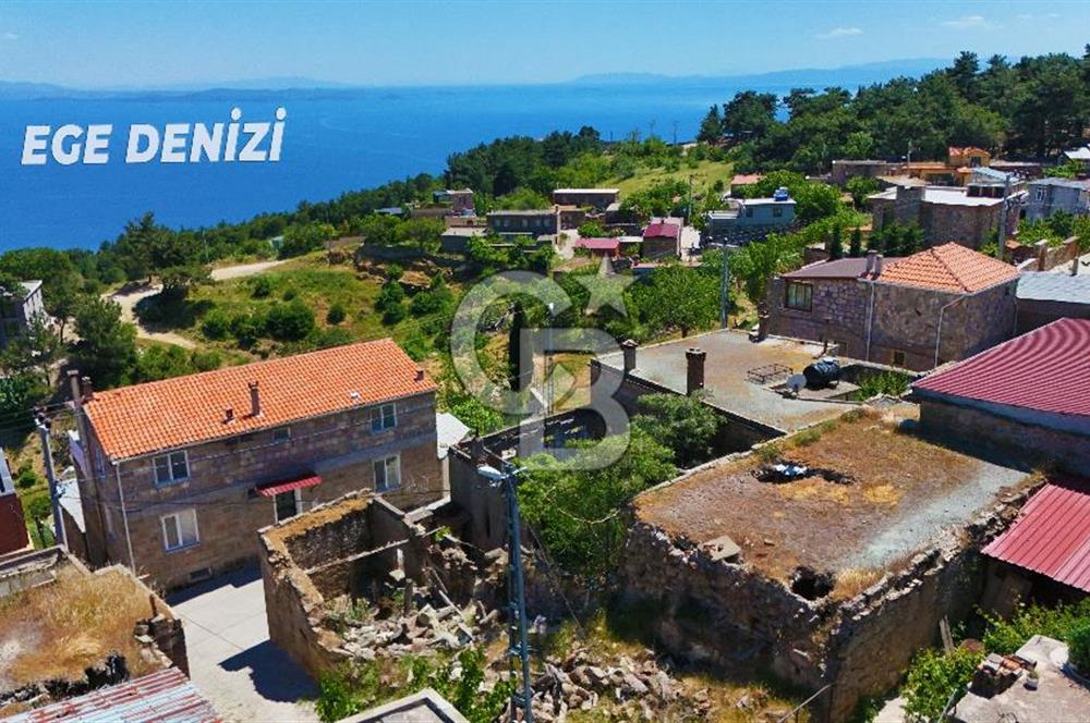 Çanakkale Ayvacık Ahmetçe de İmarlı Deniz Manzaralı Arsa