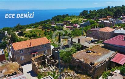Çanakkale Ayvacık Ahmetçe de İmarlı Deniz Manzaralı Arsa