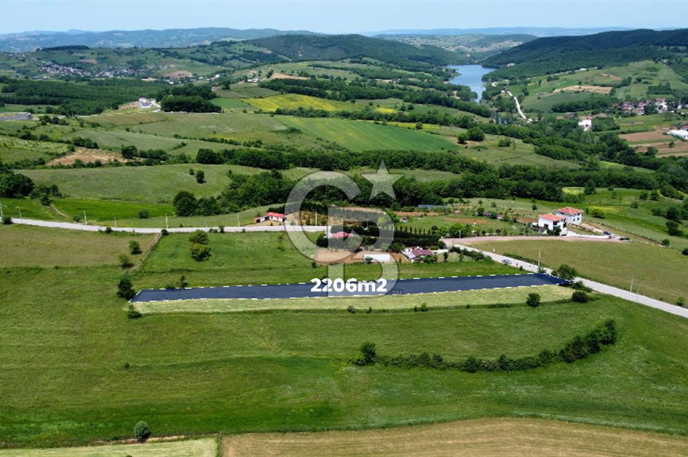 CB AKADEMİ KISALAR SATILIK 2206 m2 ASFALT YOL CEPHE TARLA