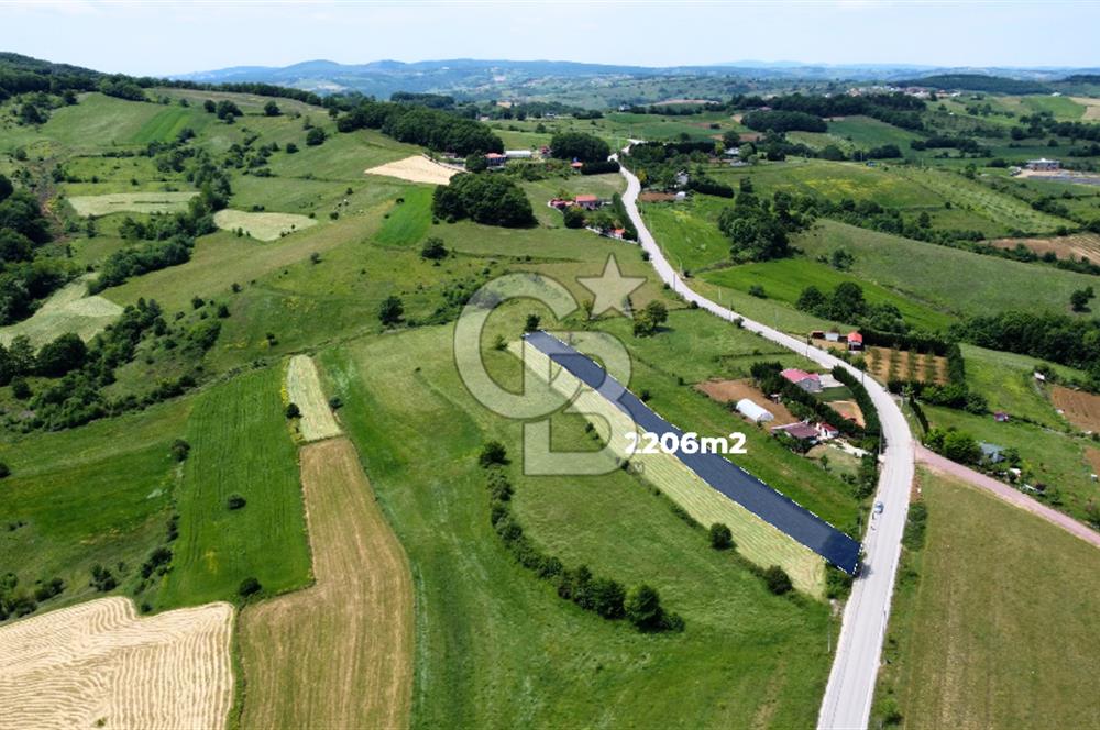 CB AKADEMİ KISALAR SATILIK 2206 m2 ASFALT YOL CEPHE TARLA