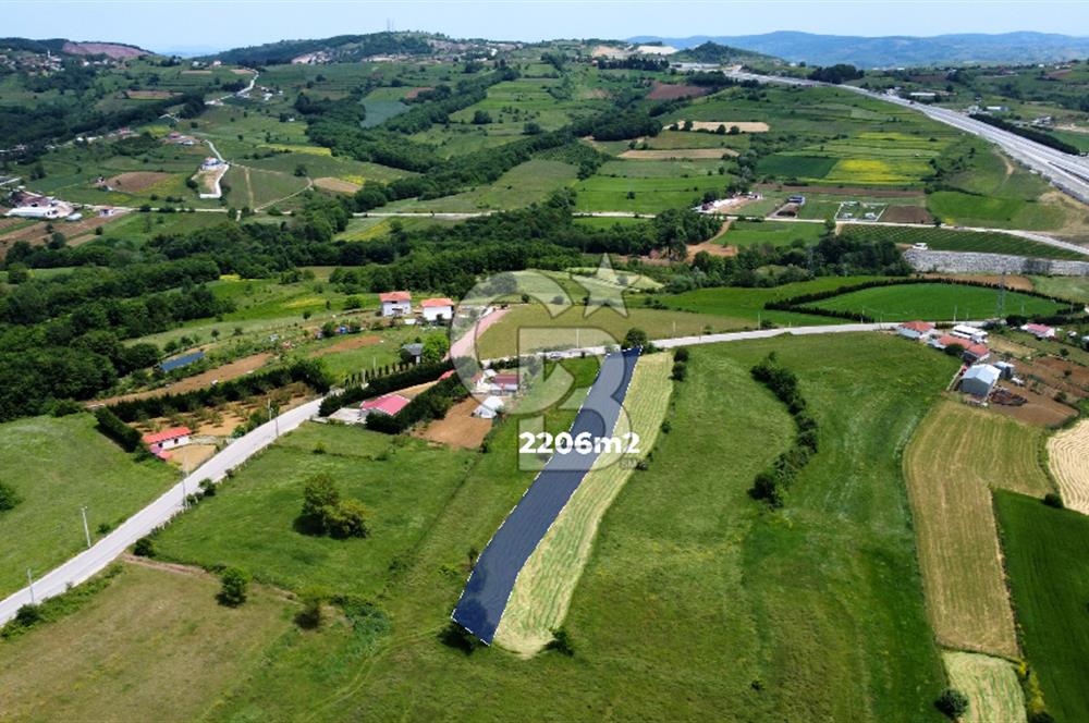 CB AKADEMİ KISALAR SATILIK 2206 m2 ASFALT YOL CEPHE TARLA