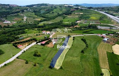 CB AKADEMİ KISALAR SATILIK 2206 m2 ASFALT YOL CEPHE TARLA