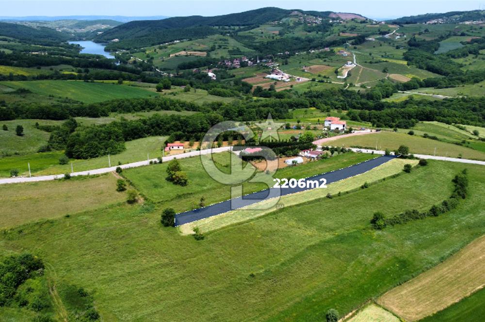 CB AKADEMİ KISALAR SATILIK 2206 m2 ASFALT YOL CEPHE TARLA