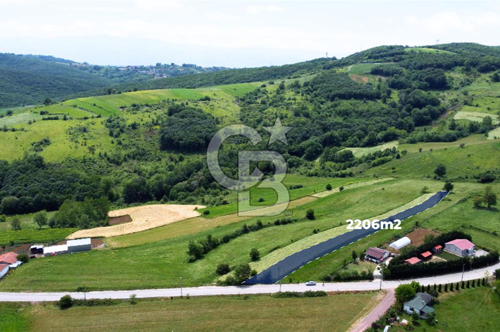 CB AKADEMİ KISALAR SATILIK 2206 m2 ASFALT YOL CEPHE TARLA
